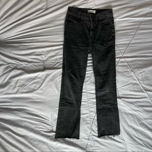 Madewell Cali Demi-Boot Black Jeans Size 25